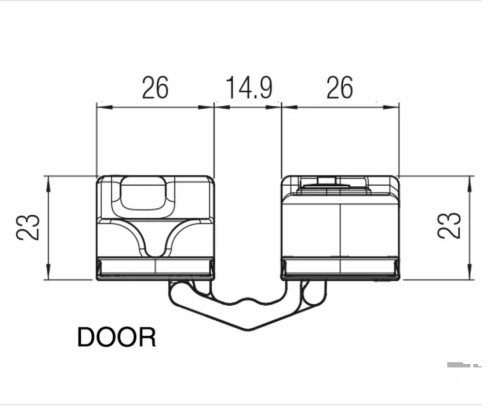 Kubica 7000 DXSX, NO универсальная петля, цвет ЧЕРНЫЙ (50 kg)
